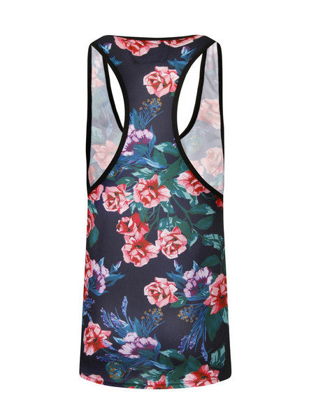 Floral Rose Basketball Vest