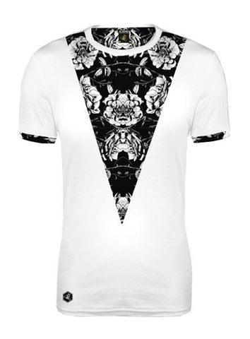 White Black Night Tee