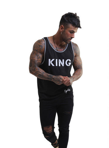 Black Statement Basketball Vest