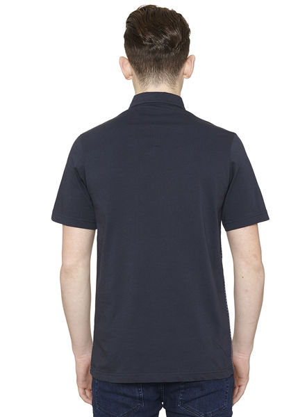 Navy Barringer Short Sleeve Polo Shirt