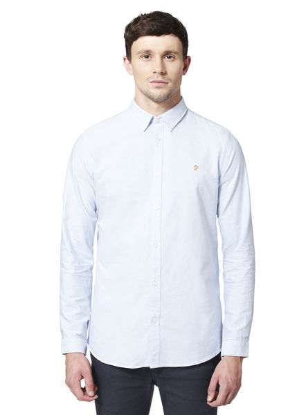 Sky Blue Brewer Long Sleeve Shirt
