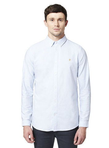 Sky Blue Brewer Long Sleeve Shirt