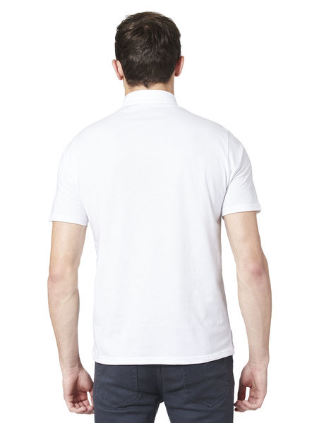 White Lester Short Sleeve Polo Shirt