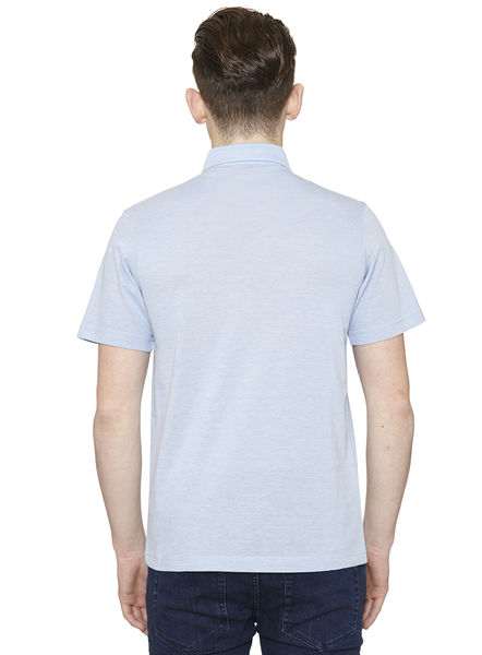 Blue Tennyson Short Sleeve Polo Shirt