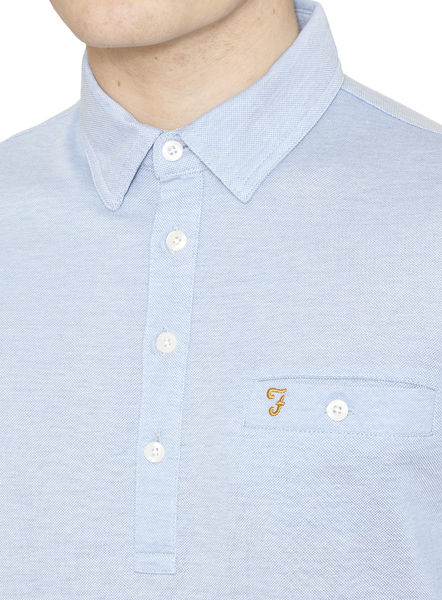 Blue Tennyson Short Sleeve Polo Shirt