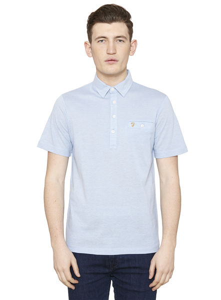 Blue Tennyson Short Sleeve Polo Shirt