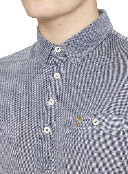 Navy Tennyson Short Sleeve Polo Shirt
