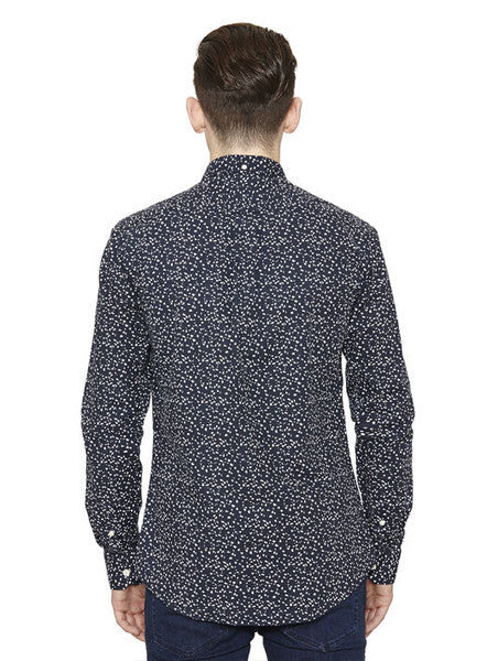 Navy Tobiah Long Sleeve Shirt