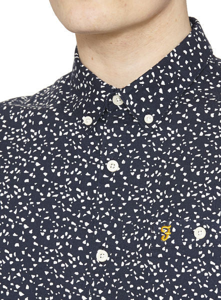 Navy Tobiah Long Sleeve Shirt