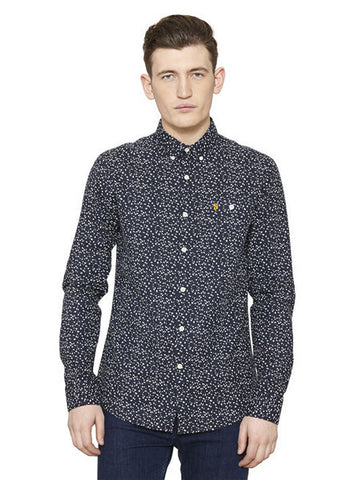 Navy Tobiah Long Sleeve Shirt