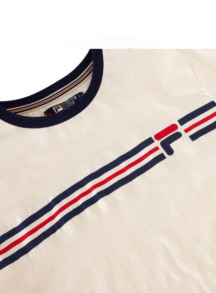 White Vandorno Ringer T-shirt