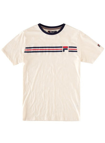 White Vandorno Ringer T-shirt