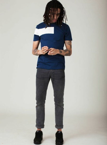Navy Vintage Stripe T-shirt
