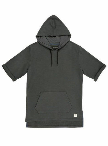 Charcoal Cut Off Hoodie