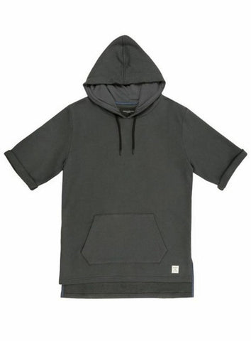 Charcoal Cut Off Hoodie