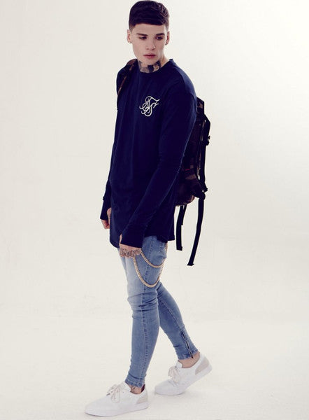 Navy Undergarment Long Sleeve Tee