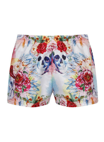 Skulls & Flowers Shorts