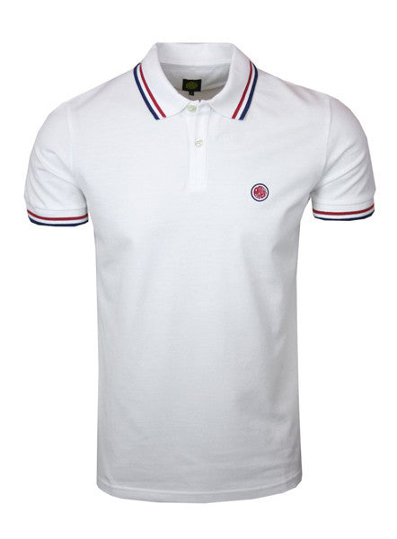 White Pretty Green SS Polo Shirt