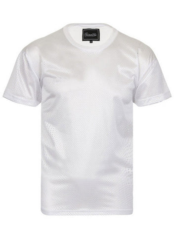 White Airtex Mesh T